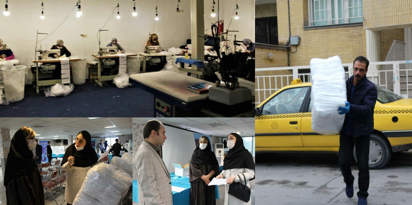 تهیه و توزیع 285دست لباس حفاظتی ویژه کادر درمانی حاشیه شهر مشهد