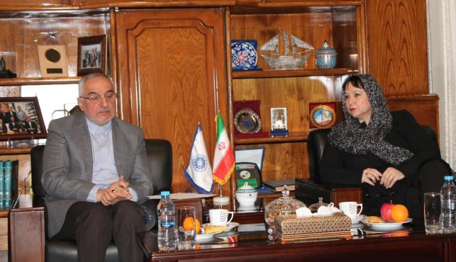 دیدار سفیر اسلوونی در ایران با نایب رییس اتاق مشهد